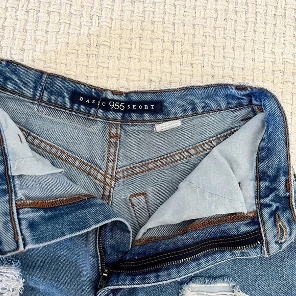 Vintage 90’s 955 Originals Denim Cut Off Shorts - Picture 7 of 9